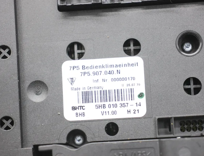 PORSCHE Cayenne 958 (2010-2018) Pегулятор климы 7P5907040N 34354984
