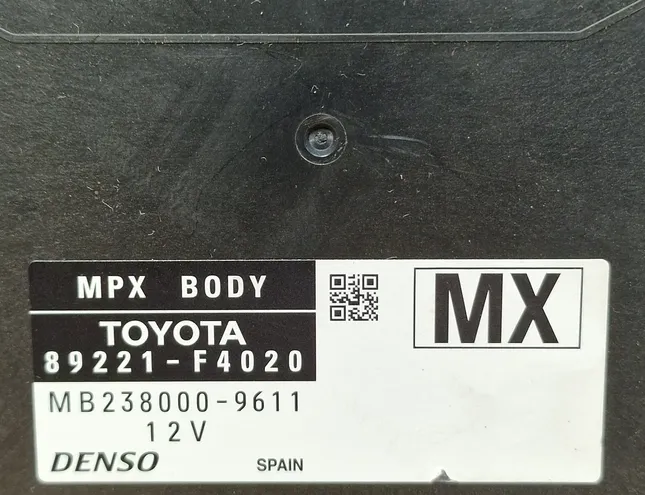 TOYOTA C-HR 1 generation (2016-2023) Comfort Control Unit 89221F4020 35116998