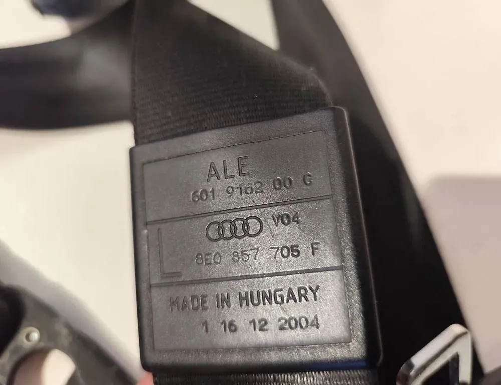 AUDI A4 B7/8E (2004-2008) Front Left Seatbelt 116122004,8E0857705F,601916200C 35890565