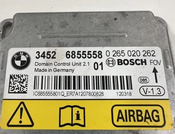 BMW 3 Series F30/F31 (2011-2020) SRS Control Unit 6855558 33472750