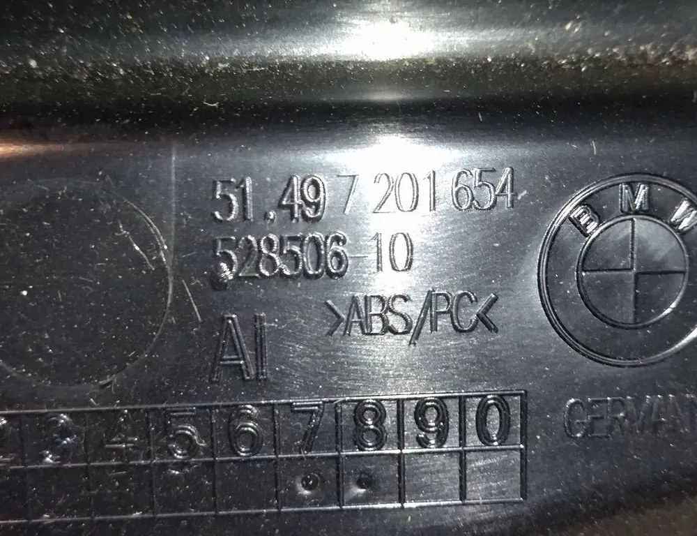 BMW 5 Series Gran Turismo F07 (2010-2017) Отделка багажника 7201654 36316373