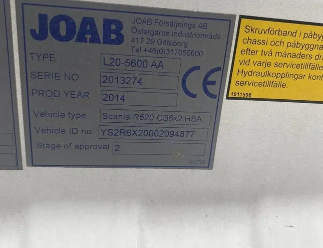 SCANIA P,G,R,T - series (2003-present) Front Left Door 1739743 25943280