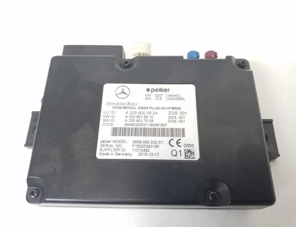 MERCEDES-BENZ B-Class W246 (2011-2020) Other Control Units A2059000624 22865713