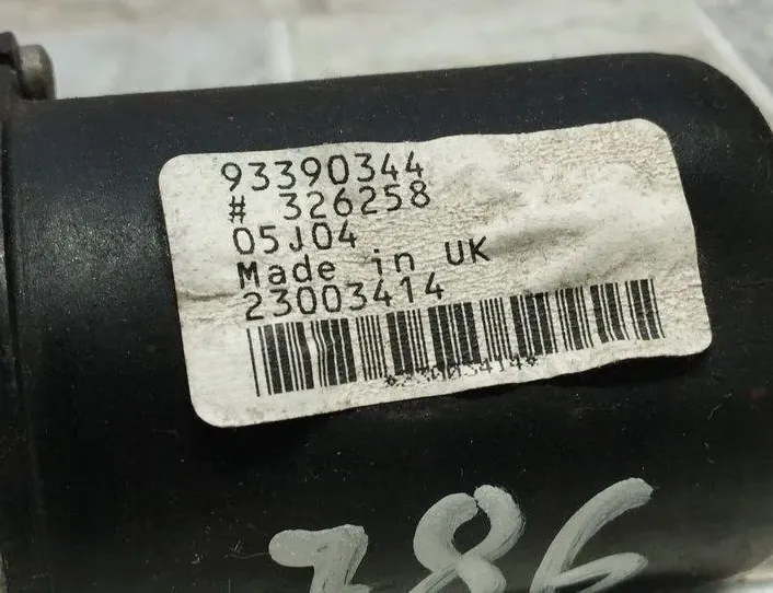 OPEL Meriva 1 generation (2002-2010) Двигатель стеклоочистителей 23003414,93390344 18243025