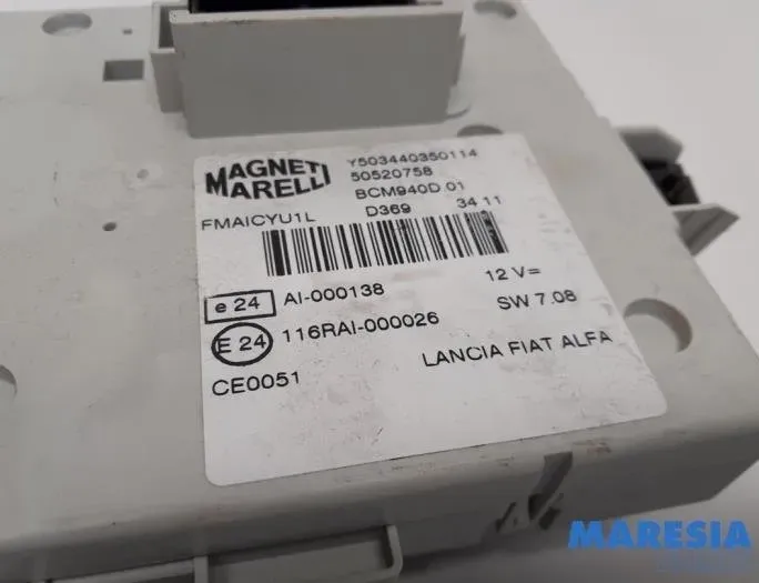 ALFA ROMEO Giulietta 940 (2010-2020) Engine Control Unit ECU 50520758,50521889,50530005,51896480,0261S06612,BCM940D,55703083 27761116