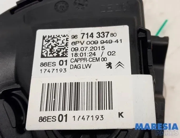 CITROËN C4 Cactus 1 generation (2014-2024) Throttle Pedal 1601CW,6PV009949,9671433780 27761804