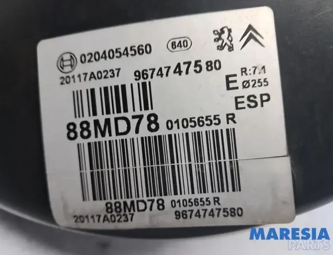 CITROËN DS4 1 generation (2010-2016) Brake Servo Booster 4535ER,9674747580 33143769