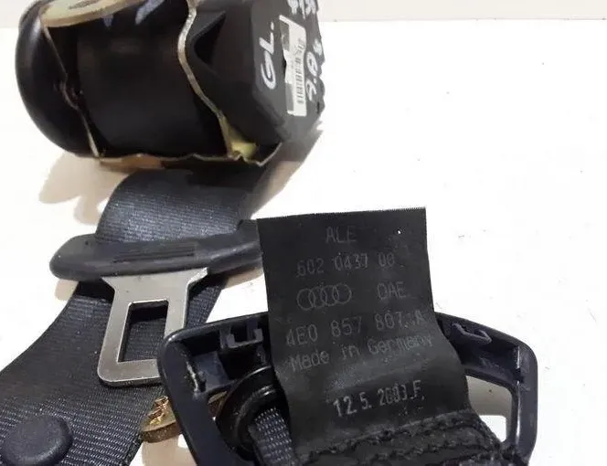 AUDI A8 D3/4E (2002-2010) Rear Right Seatbelt 4E0857807A 22668924