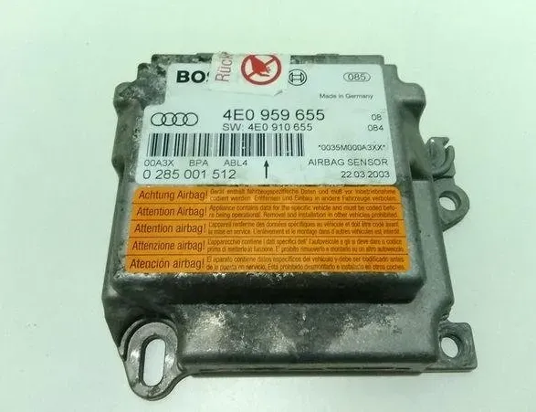 AUDI A8 D3/4E (2002-2010) Блок SRS 4E0910655,0285001512,4E0959655 22674729