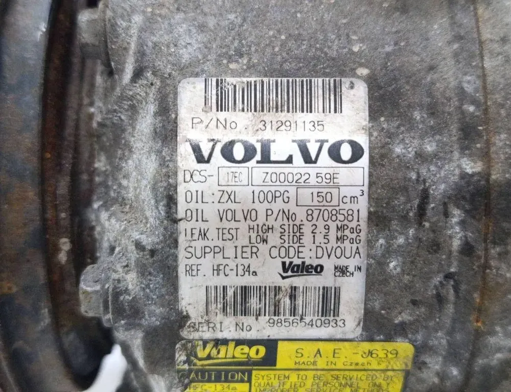 VOLVO V70 3 generation (2007-2020) Air Condition Pump 31291135 34531664