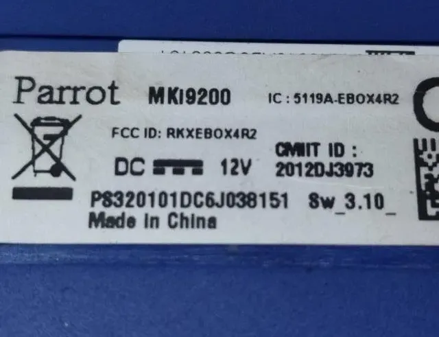 CHRYSLER Voyager 5 generation (2007-2020) Bluetooth Control Unit MK19200 30818135