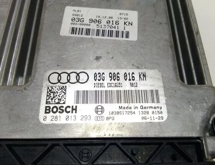 AUDI A6 C6/4F (2004-2011) Engine Control Unit ECU 03G906016KN 31348365