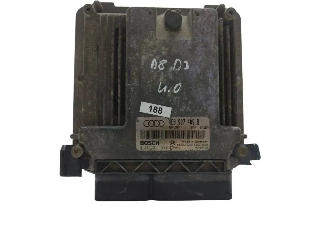 AUDI A8 D3/4E (2002-2010) Engine Control Unit ECU 4E0907409B 31553114