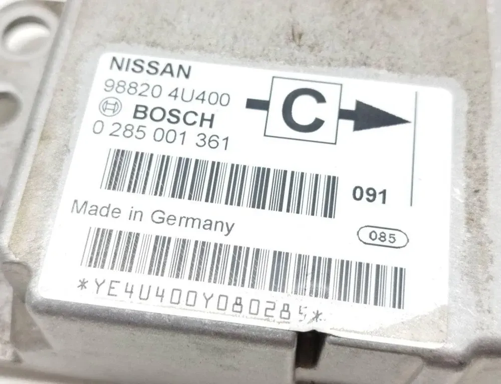 NISSAN Almera Tino 1 generation  (2000-2006) SRS Control Unit 988204U400 33236303