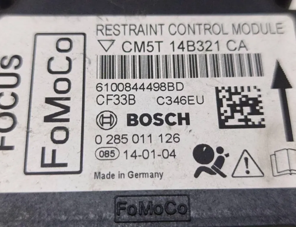 FORD Focus 3 generation (2011-2020) Suspension Cushion Control Unit CM5T14B321CA 36194853