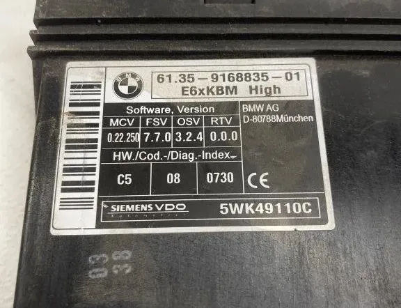 BMW 5 Series E60/E61 (2003-2010) Comfort Control Unit 9168835,770324000 30348259