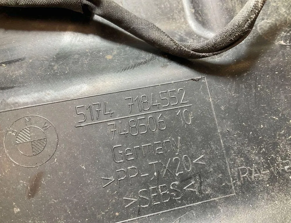 BMW 6 Series E63/E64 (2003-2010) Slam Panel Frame Plastic Trim 7184552 33806665