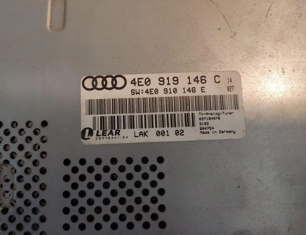 AUDI A8 D2/4D (1994-2002) Camera control unit 4E0919146C 31424546