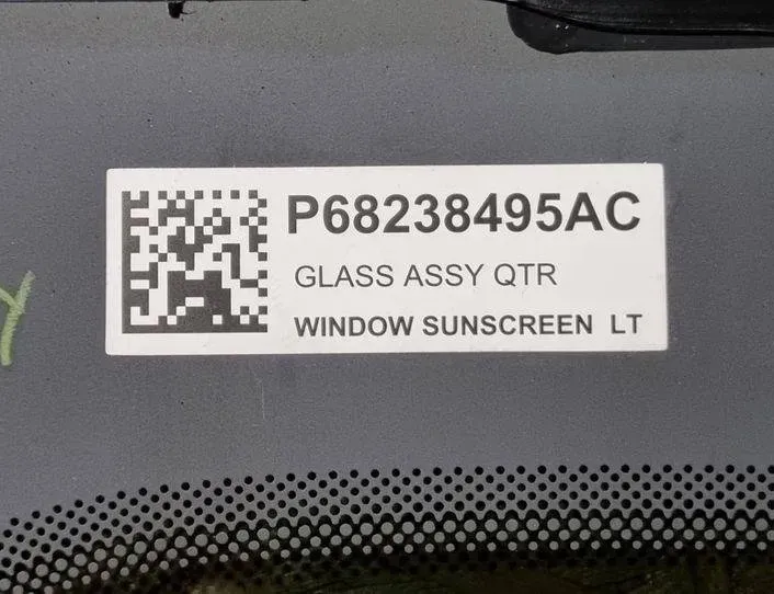 CHRYSLER Pacifica 2 generation (RU) (2016-2023) Rear Left Door Window 43R-000184,P68238495AC 24779014