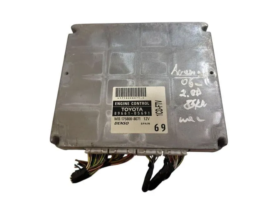 TOYOTA Avensis 2 generation (2002-2009) Engine Control Unit ECU 8966105691,MB1758008071,1758008071 32815472
