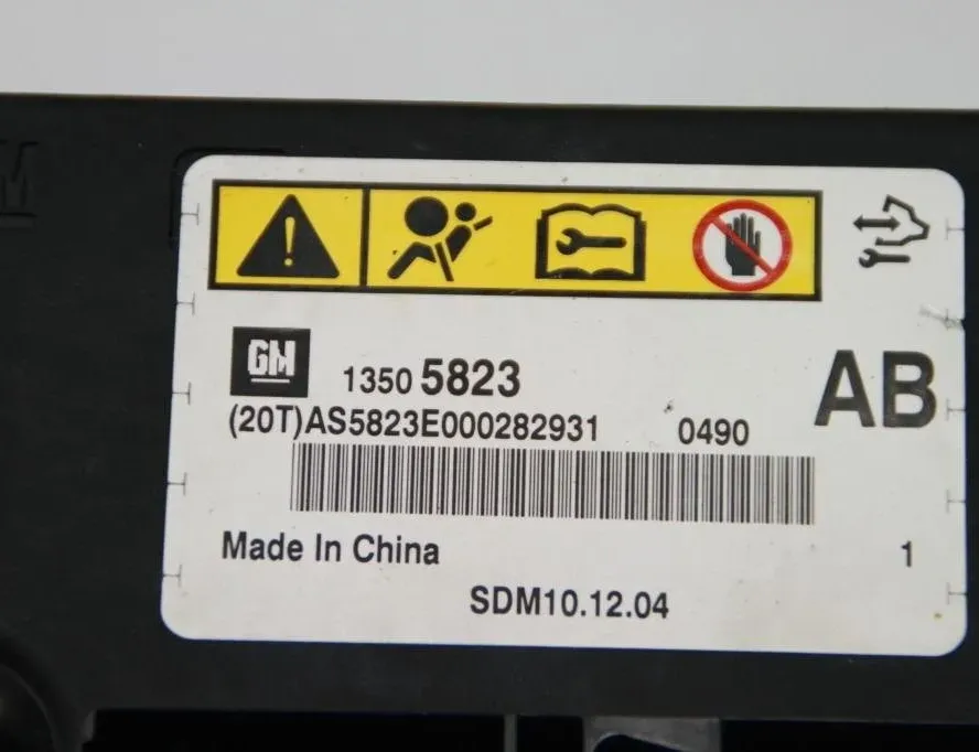 CHEVROLET Cruze 1 generation (2009-2015) SRS Control Unit 13505823 27303514