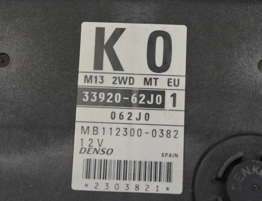 SUZUKI Swift 3 generation (2004-2010) Engine Control Unit ECU 3392062J0 31780032