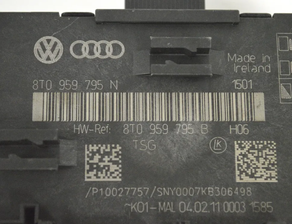 AUDI A4 B8/8K (2011-2016) Rear Left Door Control Unit 8T0959795B,8T0959795N 12700621