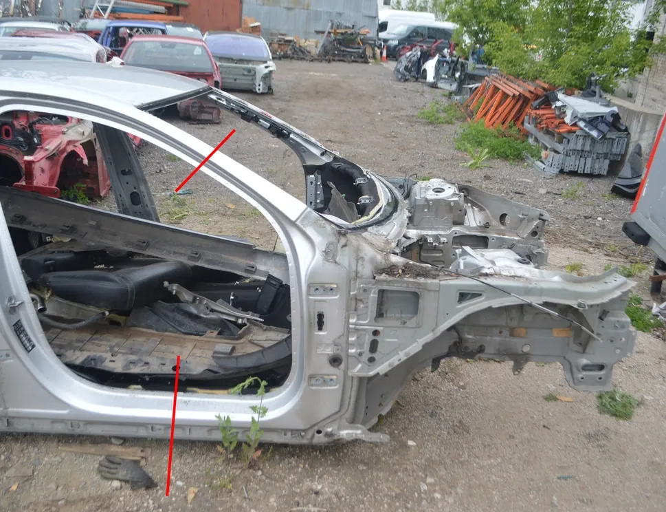 VOLVO S90 2 generation (2016-2023) Front Right Quarter Panel 24698931