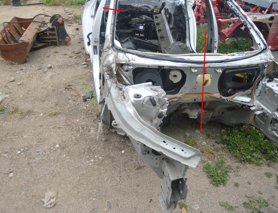 VOLVO S90 2 generation (2016-2023) Front Right Quarter Panel 24698931