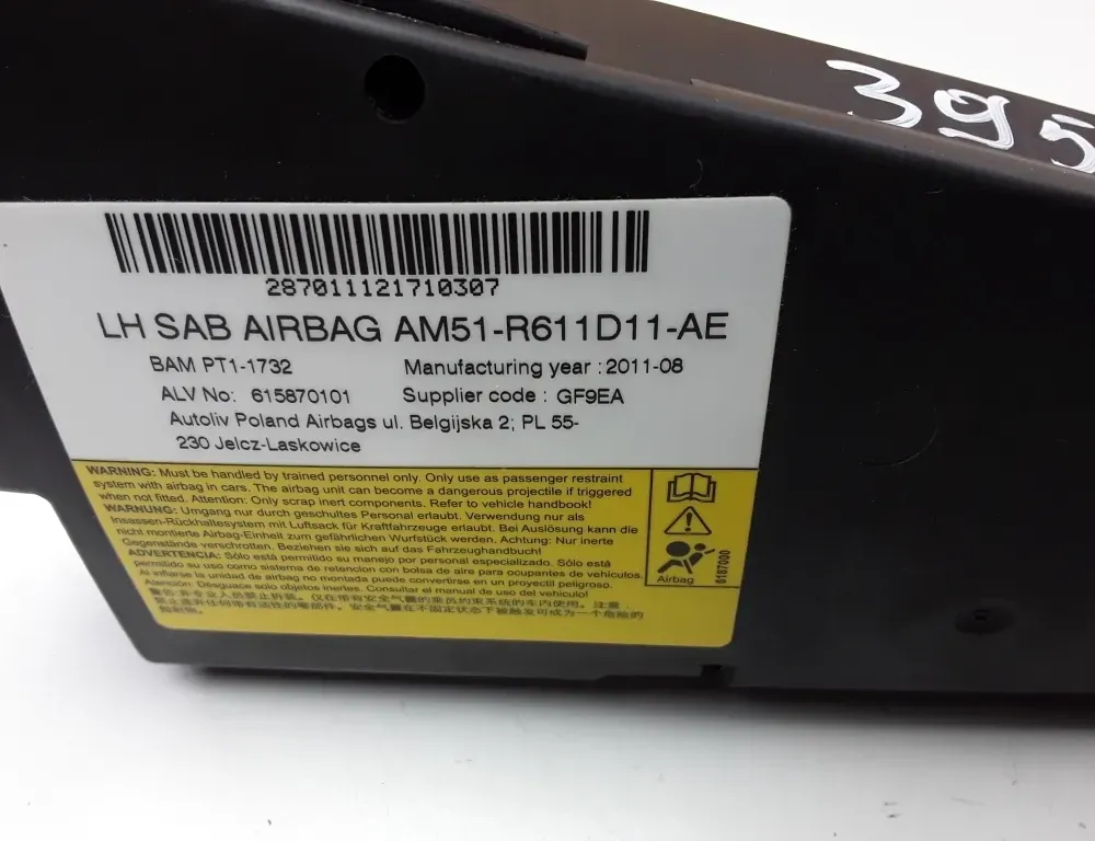 FORD Focus 3 generation (2011-2020) Front Left Seat Airbag SRS AM51R611D11AE 36196946