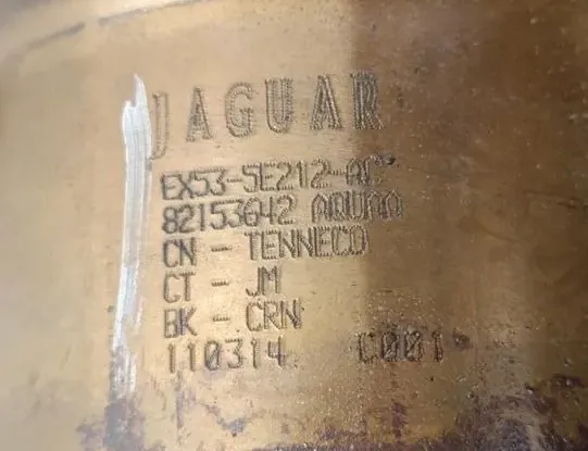 JAGUAR F-Type 1 generation (2013-2024) Catalyst EX535E212AC,82153642,EX535E214AC,82153644 34842842