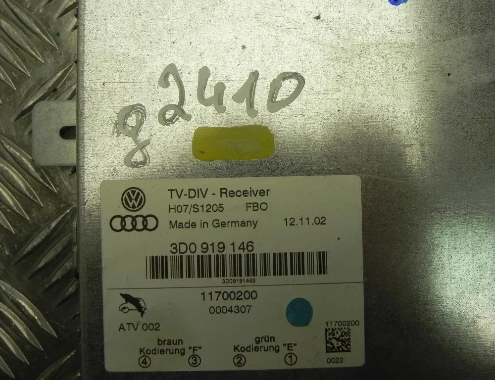 VOLKSWAGEN Phaeton 1 generation (2002-2016) Video control module 3D0919146 23187656