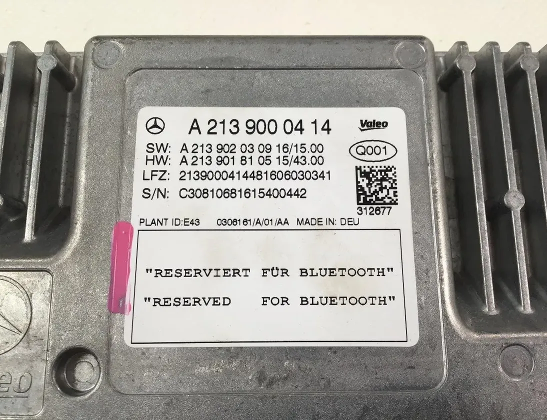 MERCEDES-BENZ E-Class W213/S213/C238/A238 (2016-2024) Control Unit A2139000414 21339849