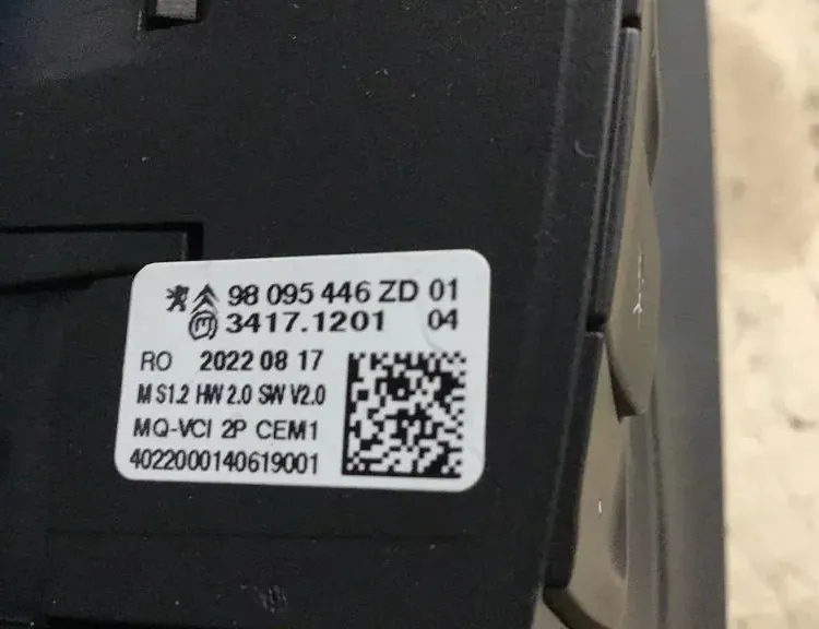 PEUGEOT Expert 3 generation (2017-2023) Steering Wheel 98095446ZD 34532224