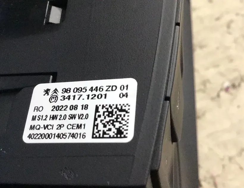 PEUGEOT Expert 3 generation (2017-2023) Steering Wheel 98095446ZD 34532256