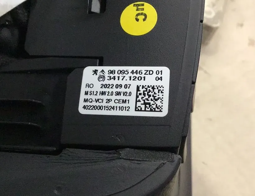 PEUGEOT Expert 3 generation (2017-2023) Steering Wheel 98095446ZD 34532592