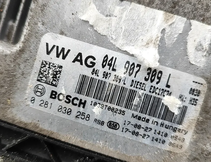 AUDI A5 F5 (2016-2024) Engine Control Unit ECU 04L907309L,0281030258,1039T00235 34153397