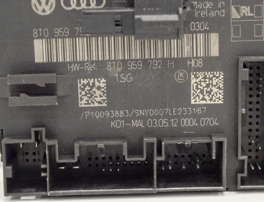 AUDI A5 Sportback 8T (2009-2011) Front Left Door Control Unit 8T0959792Q,8T0959792H 10683086
