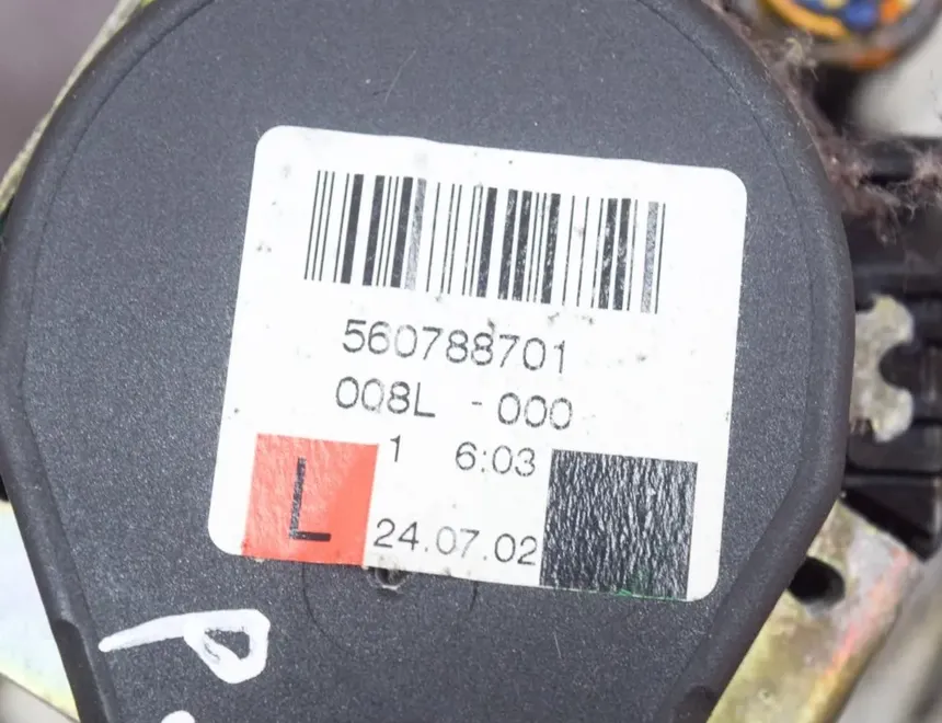 AUDI A4 B6/8E (2000-2005) Ремень безопасности передний левый 8E0857705G,560788701 14344476