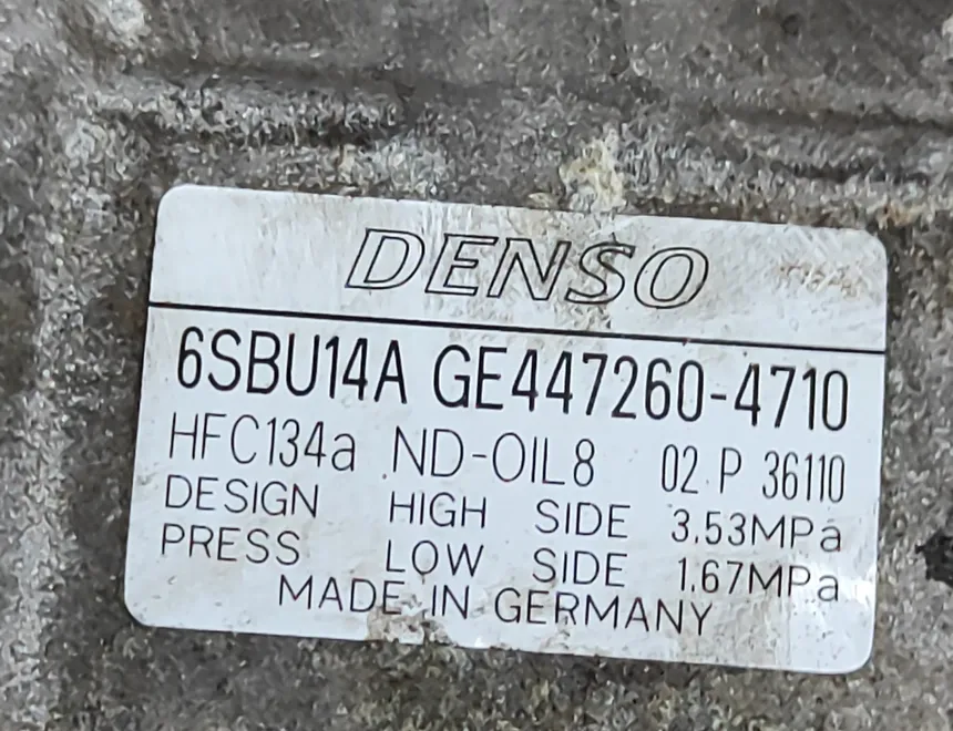 BMW 1 Series F20/F21 (2011-2020) Hасос кондиционера 6SBU14A,GE447260-4710,22527010,9223694 24863741
