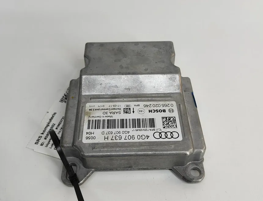 AUDI A7 C7/4G (2010-2020) SRS Control Unit 4G0907637D,0265020246,4G0907637H 28528552