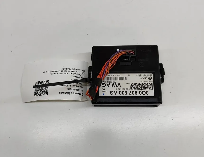 VOLKSWAGEN T-Roc 1 generation (2017-2024) Gateway Control Unit 3Q0907530C,3Q0907530AG 29047387