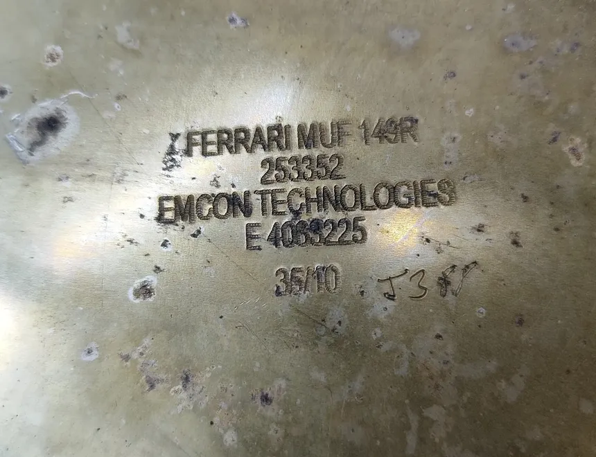 FERRARI California 1 generation (2008-2017) Muffler Exhaust tank 253352 33609981