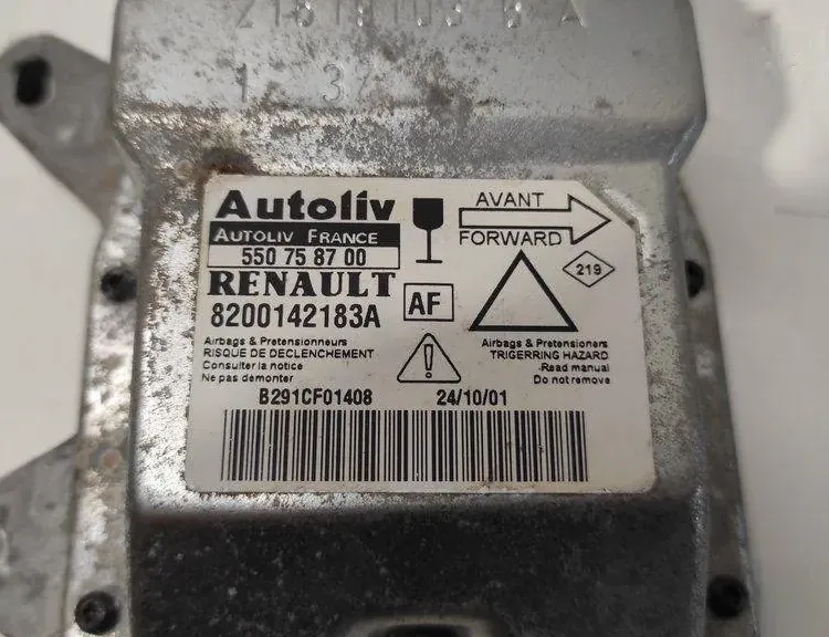 RENAULT Laguna 2 generation (2001-2007) SRS Control Unit 550758700,8200142183A 17122376