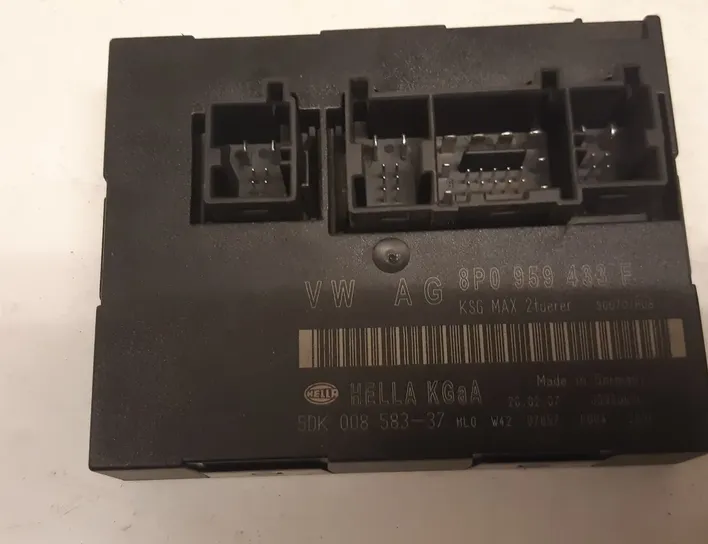 AUDI A3 8P (2003-2013) Comfort Control Unit 8P0959433F 4259512