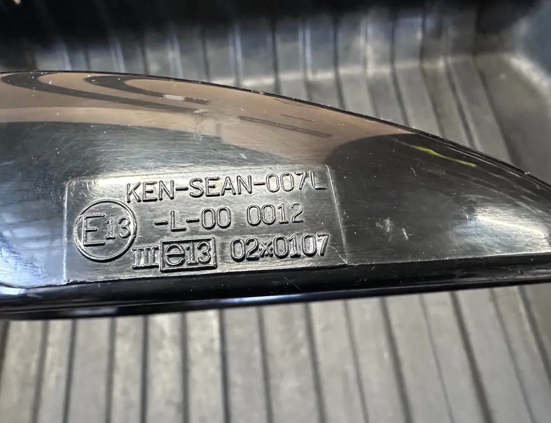 HONDA VTR Left side rear view mirror LH KEN-SEAN-007L,E13-L-000012,02X0107,81009006L 34507865