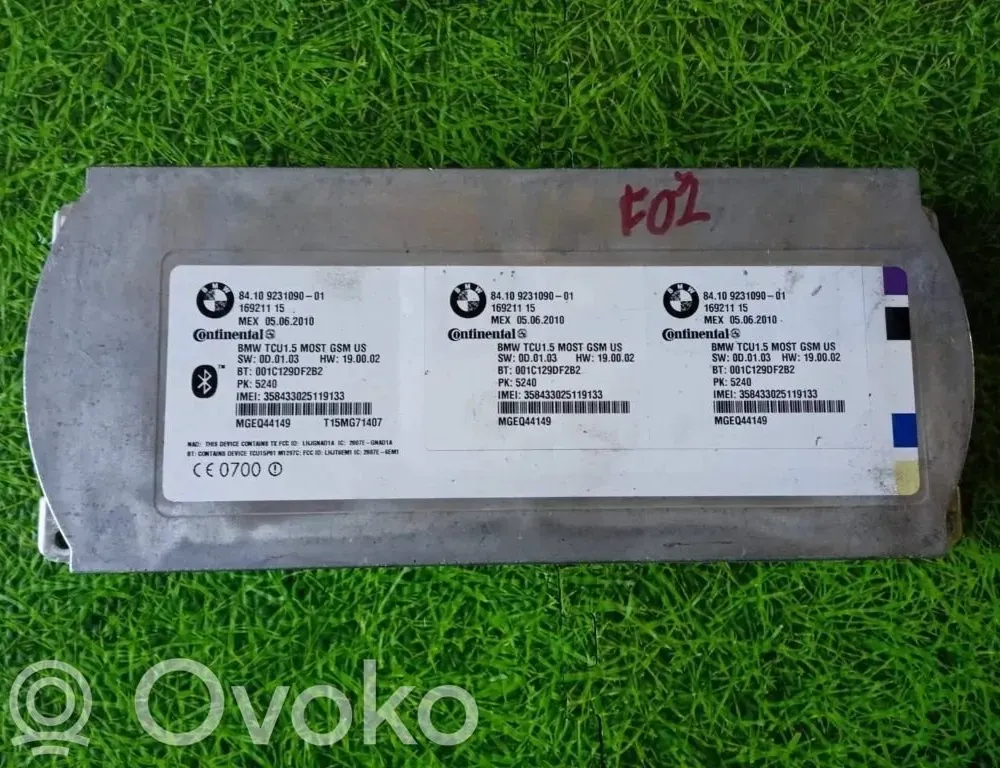 BMW 7 Series F01/F02 (2008-2015) Bluetooth Control Unit 001C129DF2B2,16921115,9231090 30386930