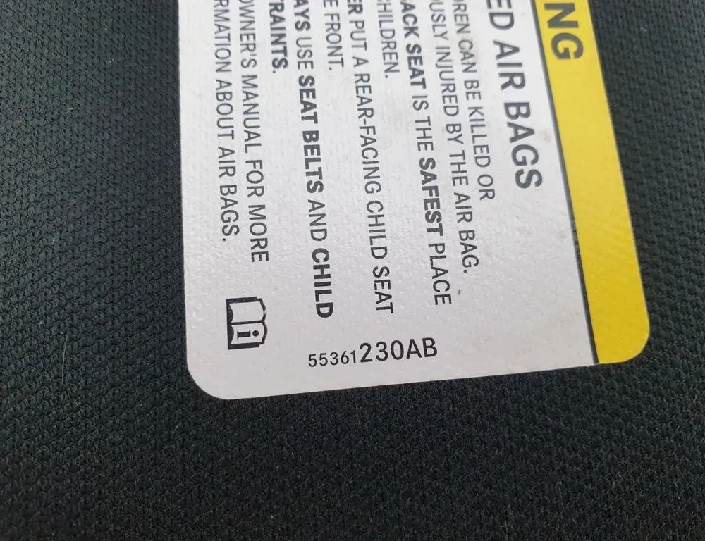 DODGE Campingvogn 5 generation (2007-2020) Left Side Sun Visor 55361230AB 36331256