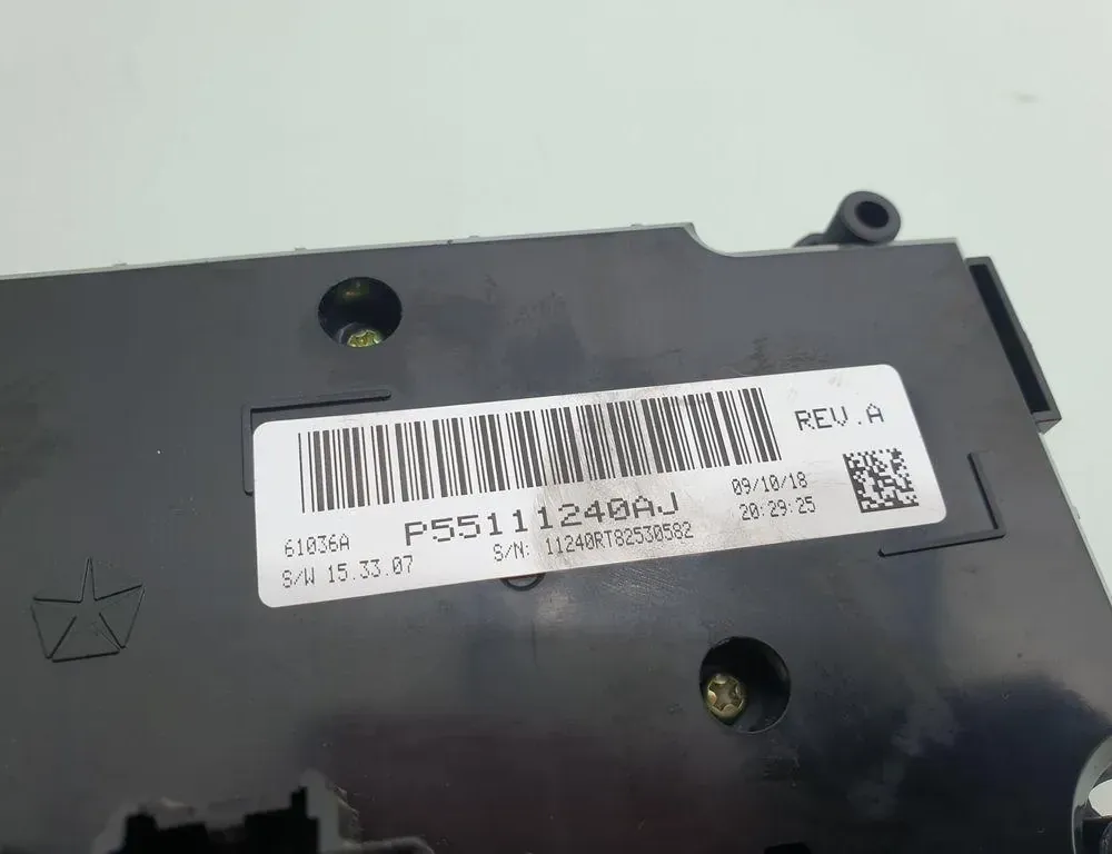 DODGE Campingvogn 5 generation (2007-2020) Climate control unit P55111240AJ 36332218