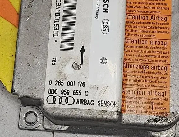 AUDI A4 B5/8D (1994-2001) SRS Control Unit 0285001176,8D0959655C 34550506
